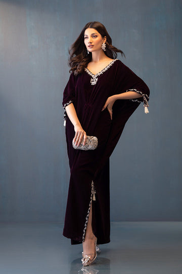 PRUNE KAFTAN HANDMADE